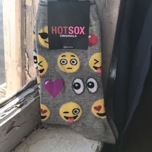 Grey Crew  Emoji Hotsox
